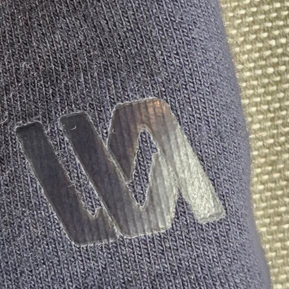 RVCA Full Zip Jacket XL Navy Cotton Blend Logo Streetwear - Picture 5 of 12